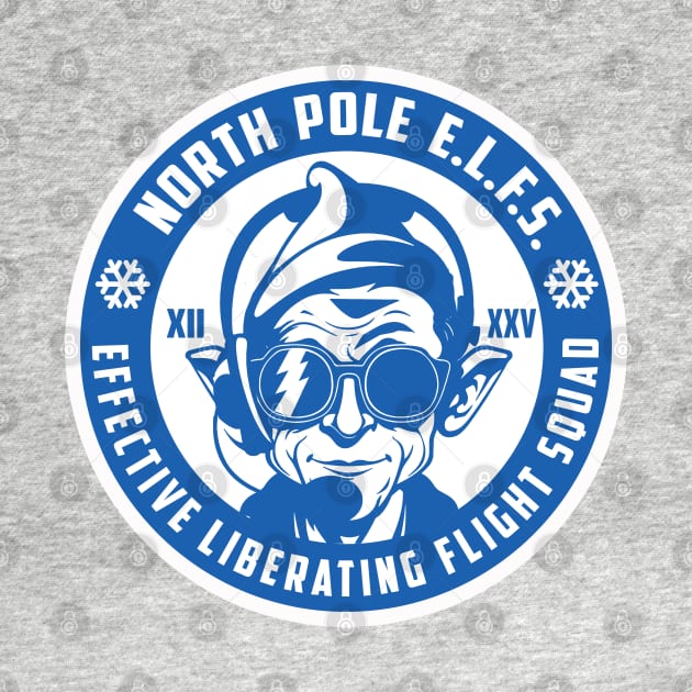 North Pole E.L.F.S. (Blue) by PopCultureShirts